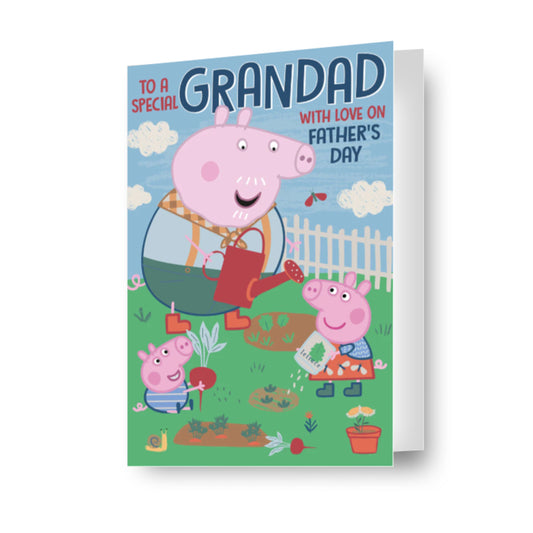 PEPPA PIG GRANDAD FATHER'S DAY CARD