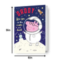 Peppa Pig 'I Love You To The Moon And Back' Father's Day Card