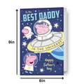Peppa Pig 'Best Daddy' Father's Day Card