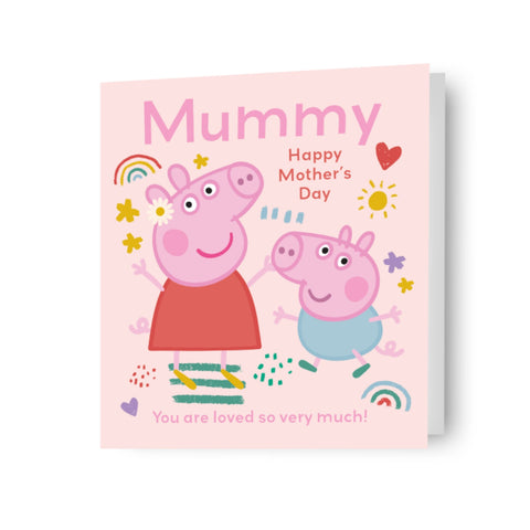 Peppa Pig 'You Are Loved So Very Much' Mother's Day Card