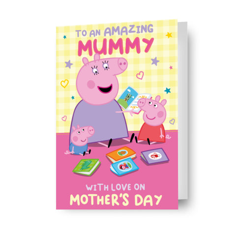 Peppa Pig 'Amazing Mummy' Mother's Day Card