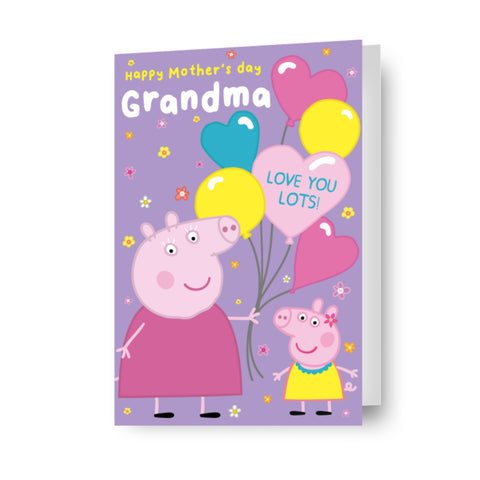 Peppa Pig 'Grandma' Mother's Day Card