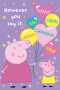 Peppa Pig 'Grandma' Mother's Day Card