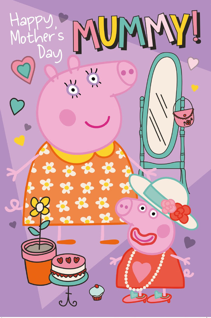 Peppa Pig 'Mummy' Moederdagkaart