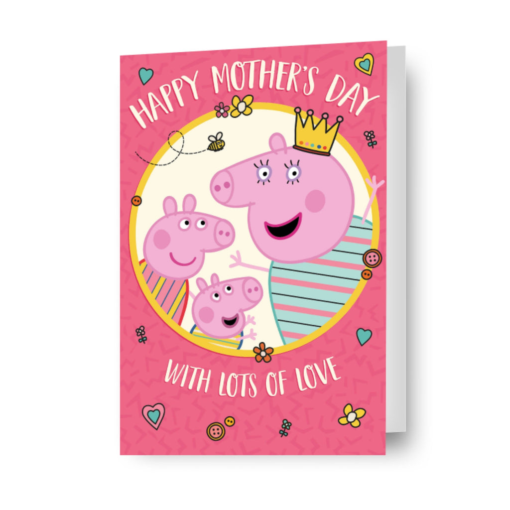 Peppa Pig 'Met Veel Liefde' Moederdagkaart