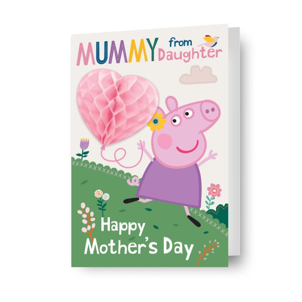 Biglietto d'auguri per la festa della mamma di Peppa Pig