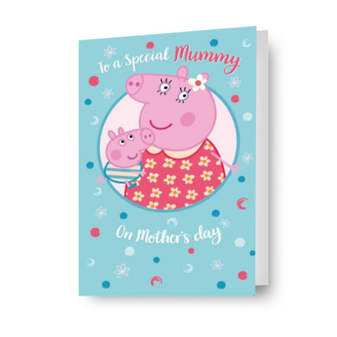 Biglietto d'auguri per la festa della mamma di Peppa Pig