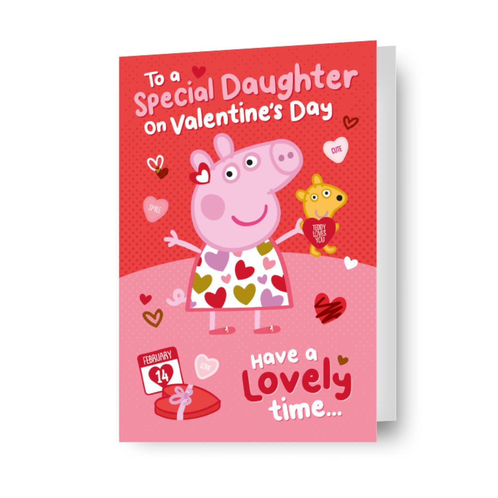 Peppa Pig 'Special Daughter' Valentijnskaart