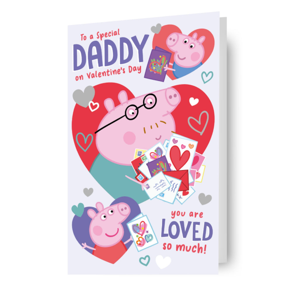 Peppa Pig 'Special Daddy' Valentine's Day Card