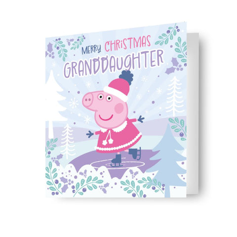 Peppa Pig Kleindochter Kerstkaart