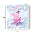 Peppa Pig Granddaughter Christmas Card