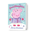 Peppa Pig 'Granddaughter' Christmas Card