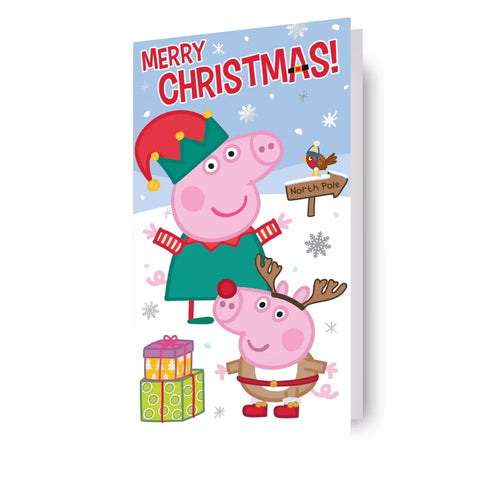 Peppa Pig Kerstkaart