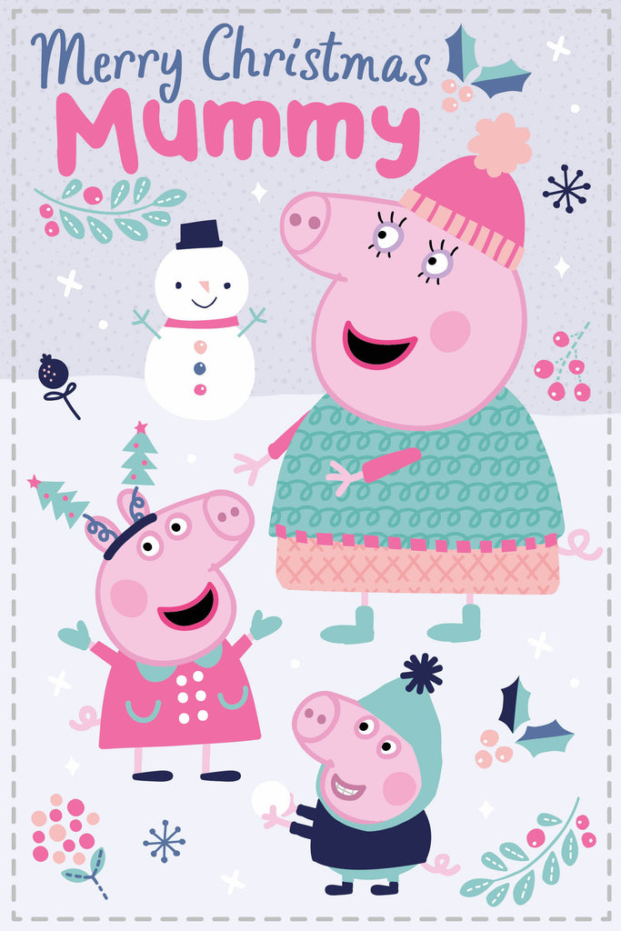 Peppa Pig Mummy Christmas Card