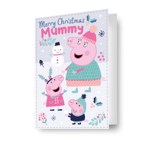 Peppa Pig Mummy Christmas Card