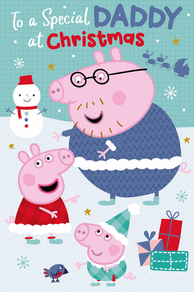 Peppa Pig Daddy Christmas Card