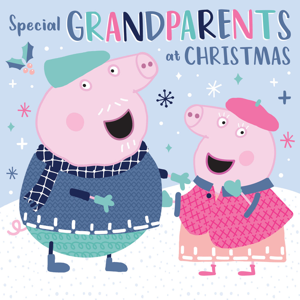 Peppa Pig Grandparents Christmas Card