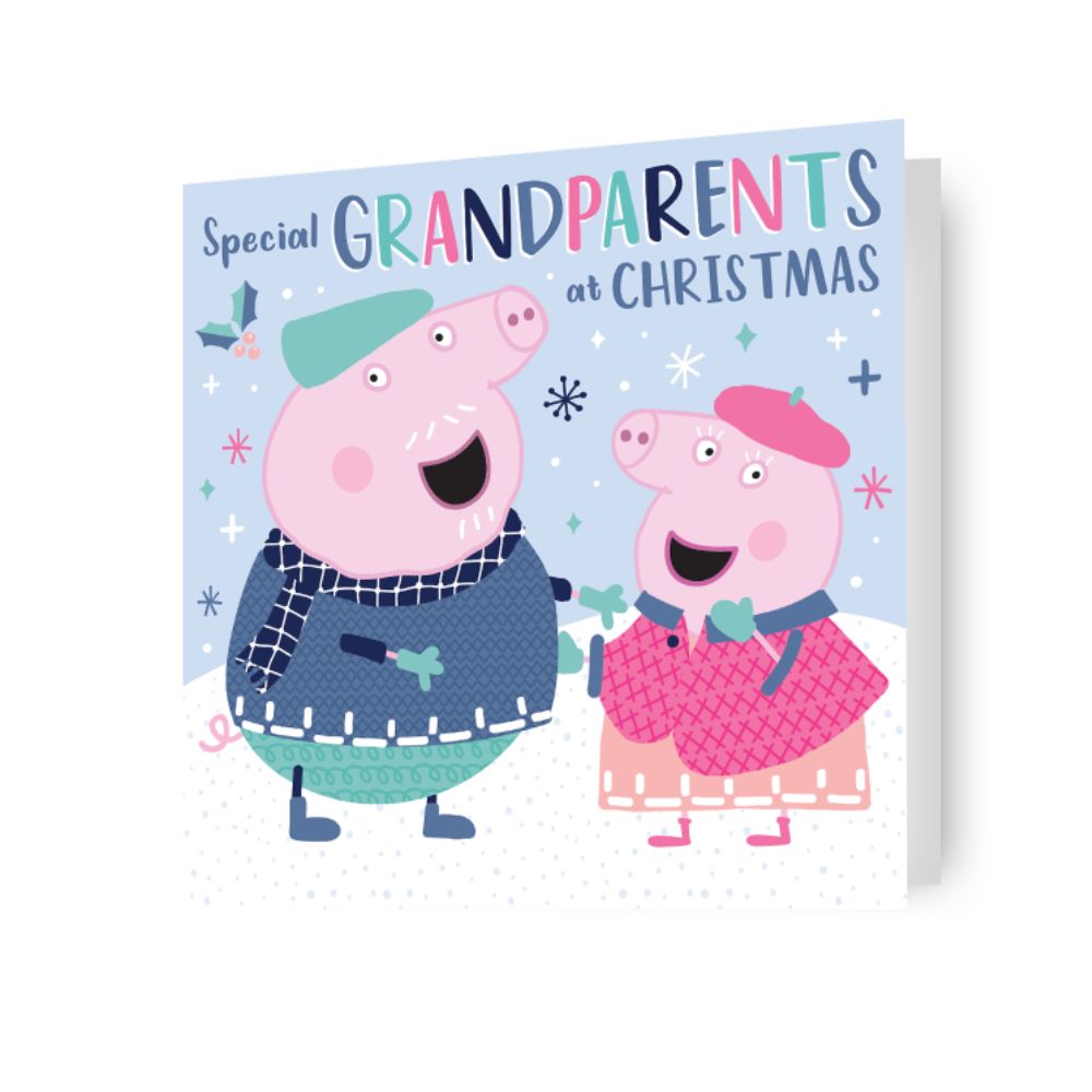 Peppa Pig Grandparents Christmas Card