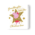 Peppa Pig Granddaughter Christmas Card