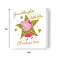 Peppa Pig Granddaughter Christmas Card