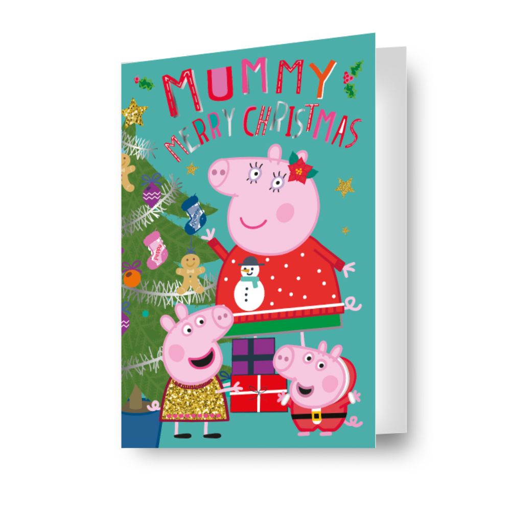 Peppa Pig Mummy Christmas Card