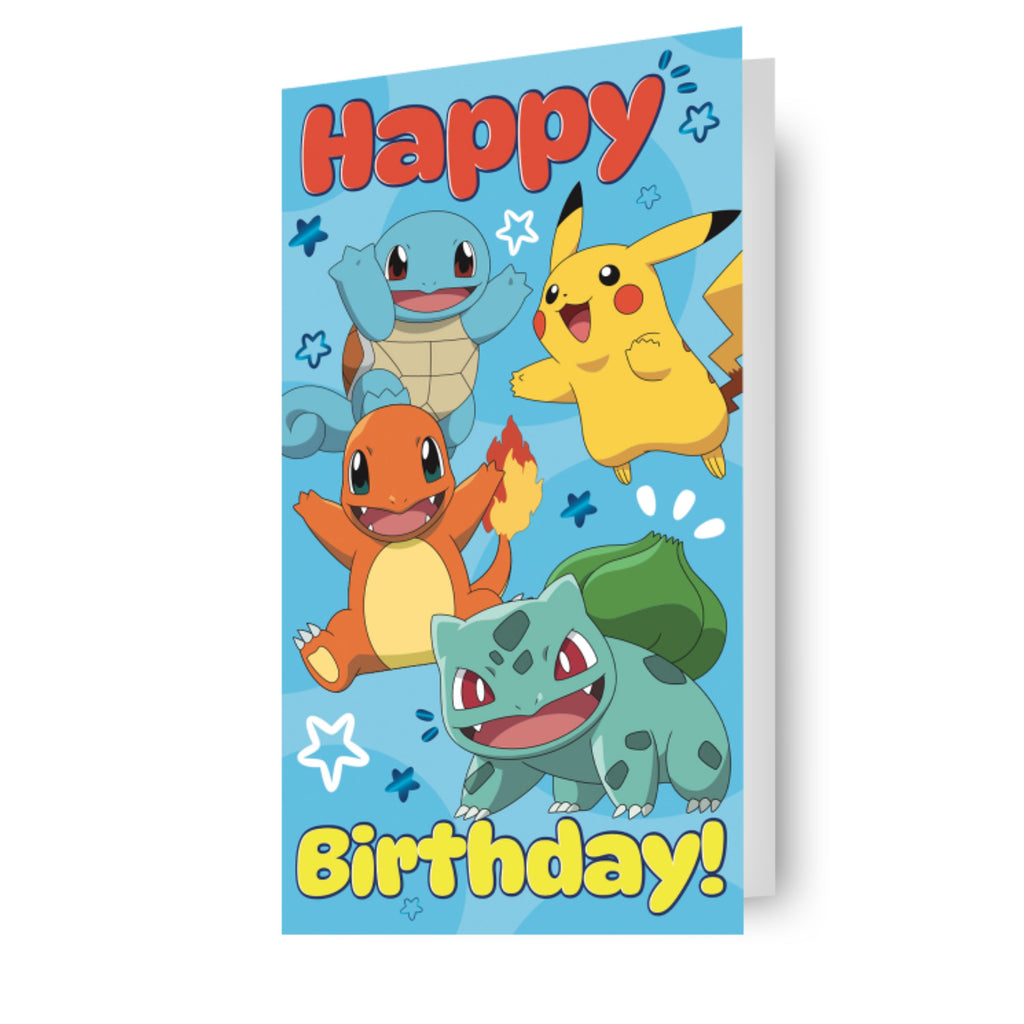 Pokemon Happy Birthday Card