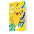 Pokemon Age 6 Birthday Card