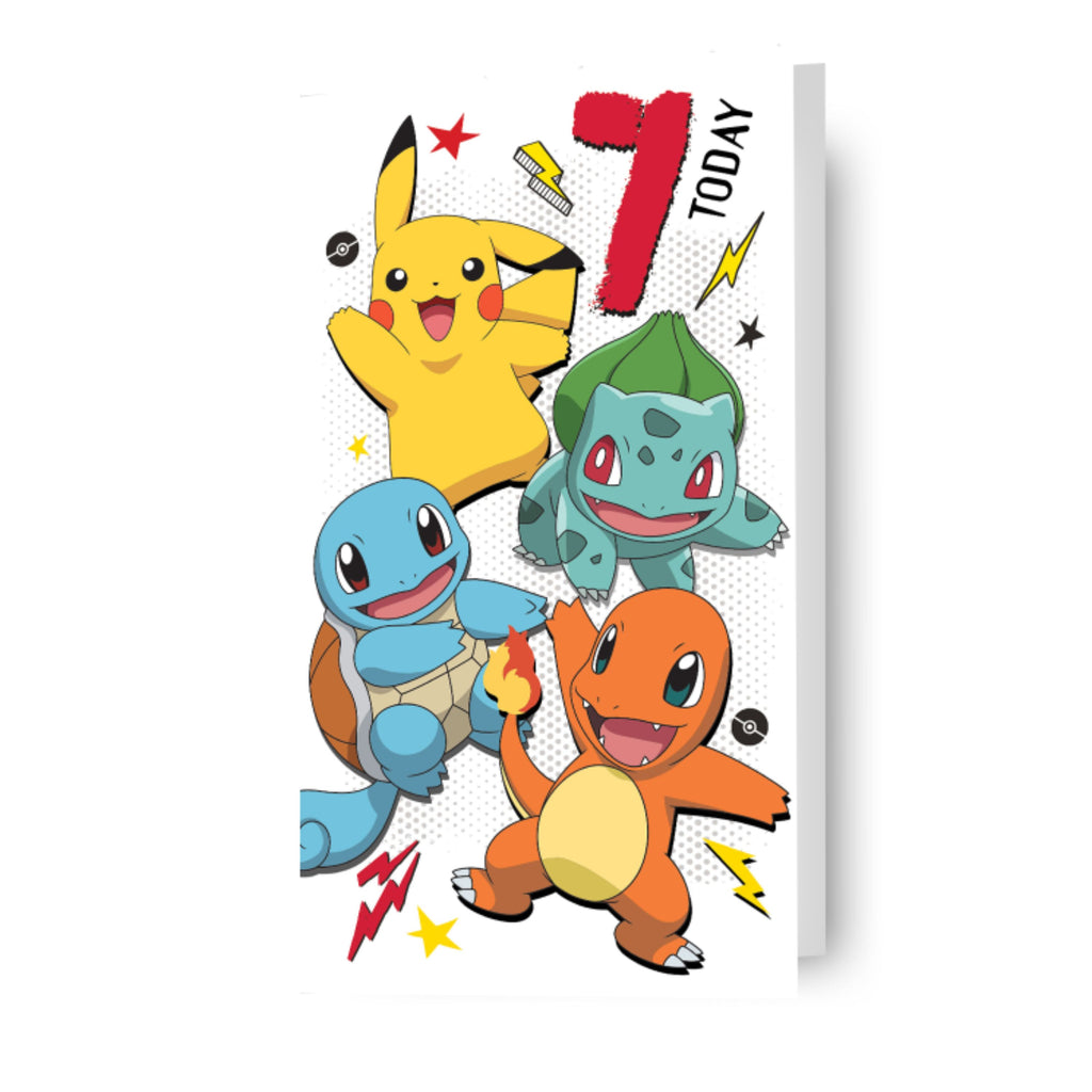 Pokémon Birthday Card, Age 7