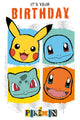 Pokemon Birthday Card