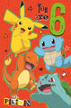 Pokemon Age 6 Birthday Card