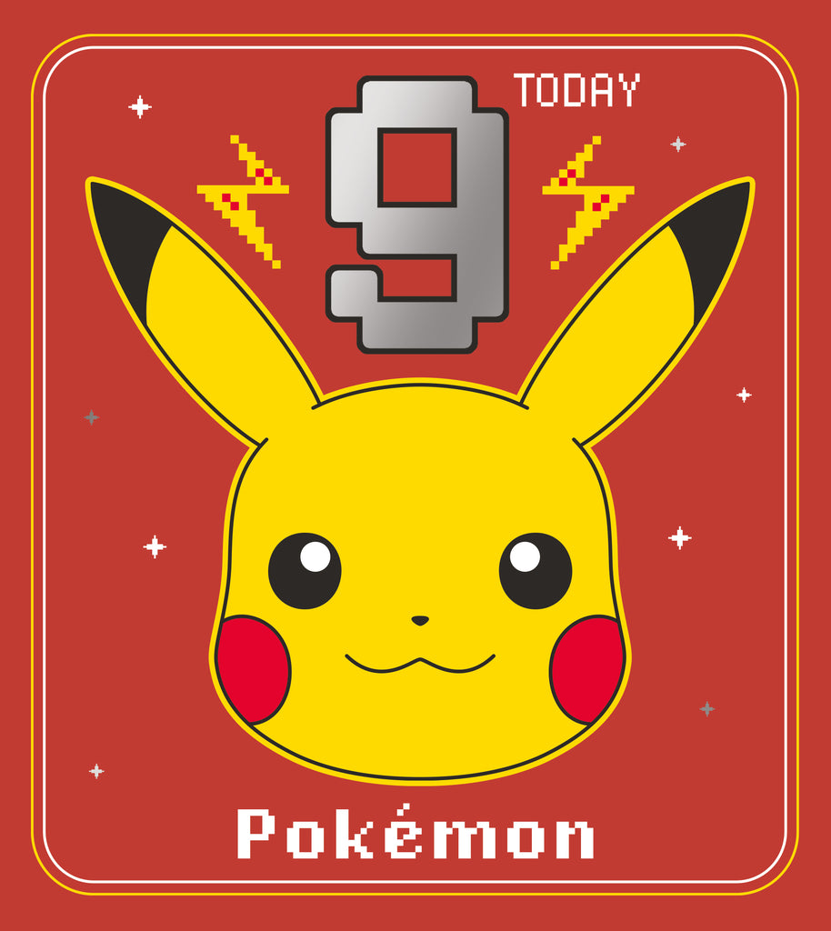 Pokémon Age 9 Birthday Card