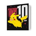 Pokemon Age 10 Birthday Card