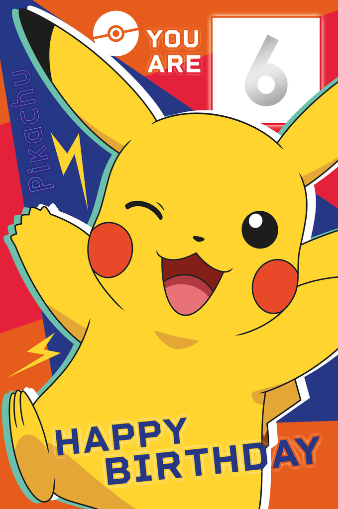 Pokémon Age Sticker 'Happy Birthday'-kaart