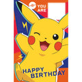 Pokemon Age Sticker Birthday Card