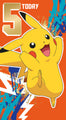 Pokemon Age 5 Birthday Card