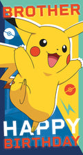 Pokemon Brother Birthday Card