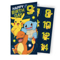 Pokemon Multi Ages 7-14 Sticker Birthday Card