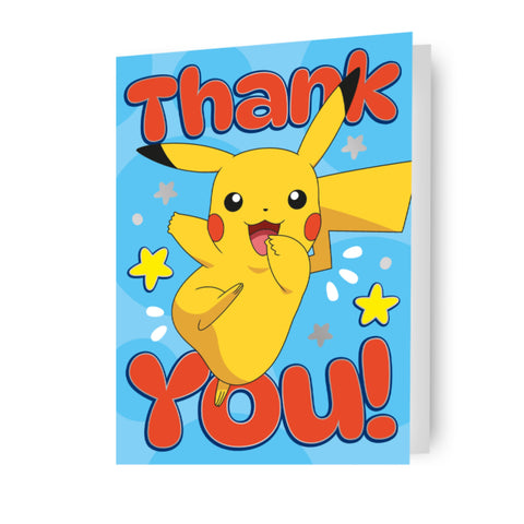 Pokemon Thank You Card