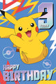 Pokemon Holographic Age 9 Birthday Card