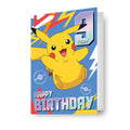 Pokemon Holographic Age 9 Birthday Card