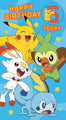 Pokemon Multi Ages 5-12 Sticker Birthday Card