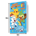 Pokemon Multi Ages 5-12 Sticker Birthday Card