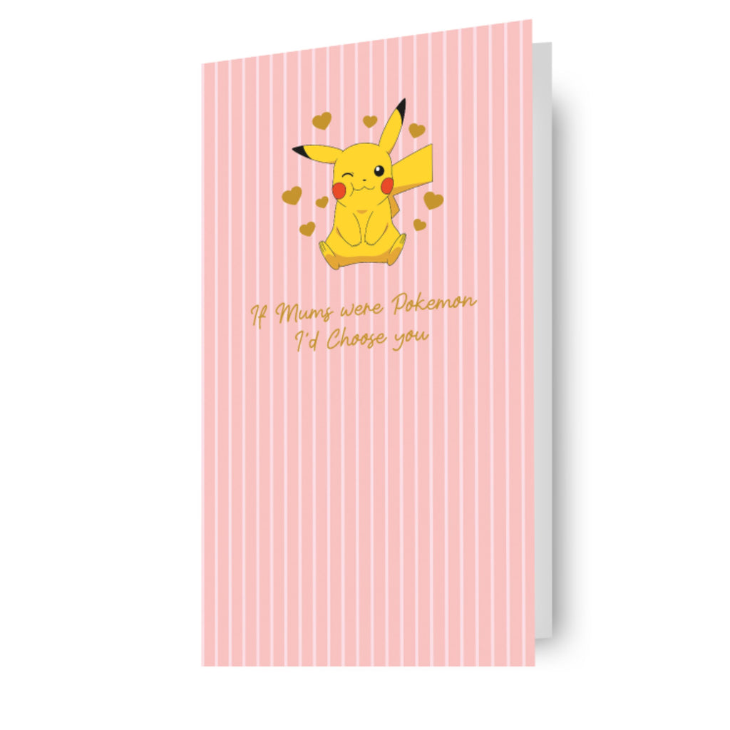 Pokemon Mum Mother's Day Card