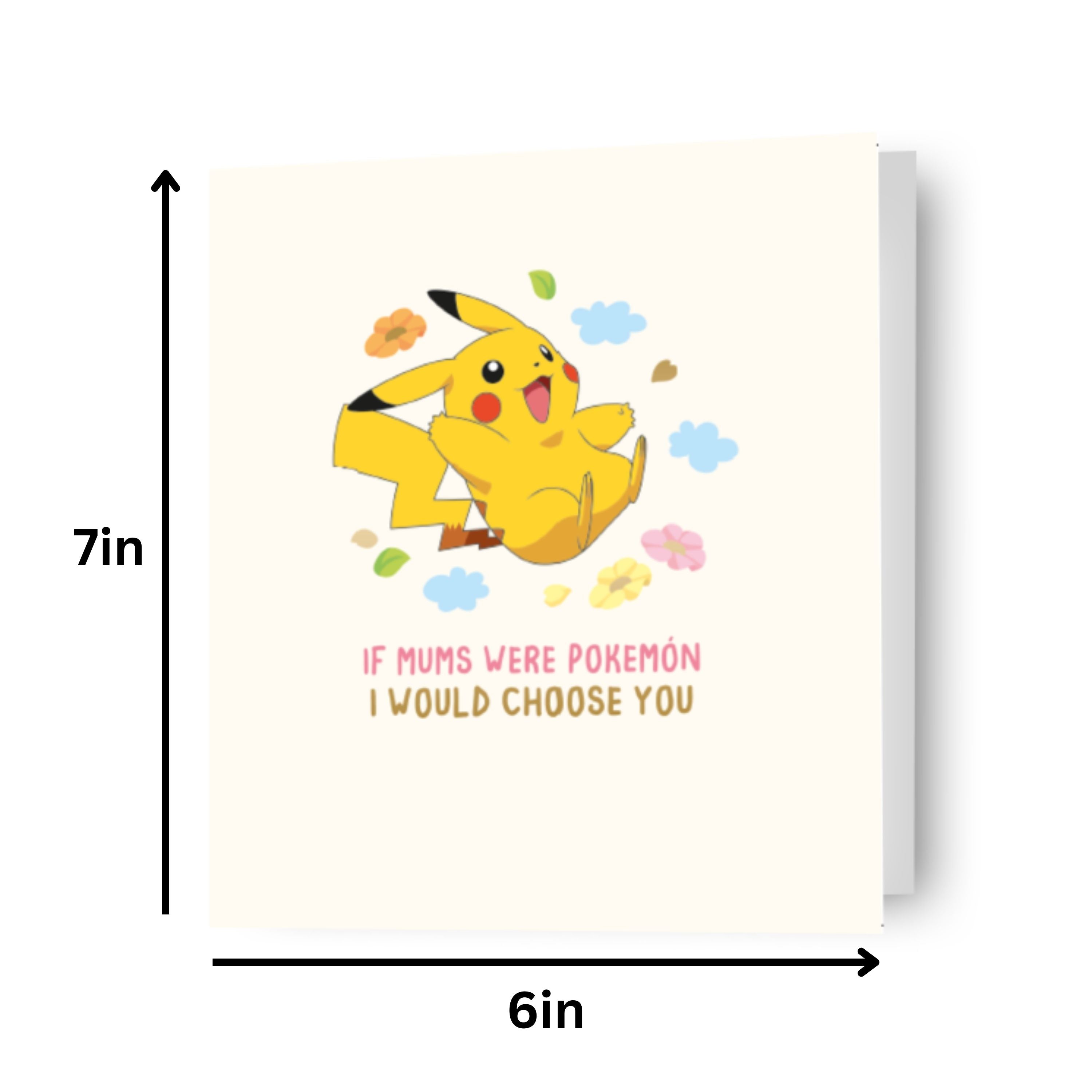 Pokemon 'I Would Choose You' Mother's Day Card Danilo Promotions Pokemon 'I Would Choose You' Mother's Day Card Danilo Promotions