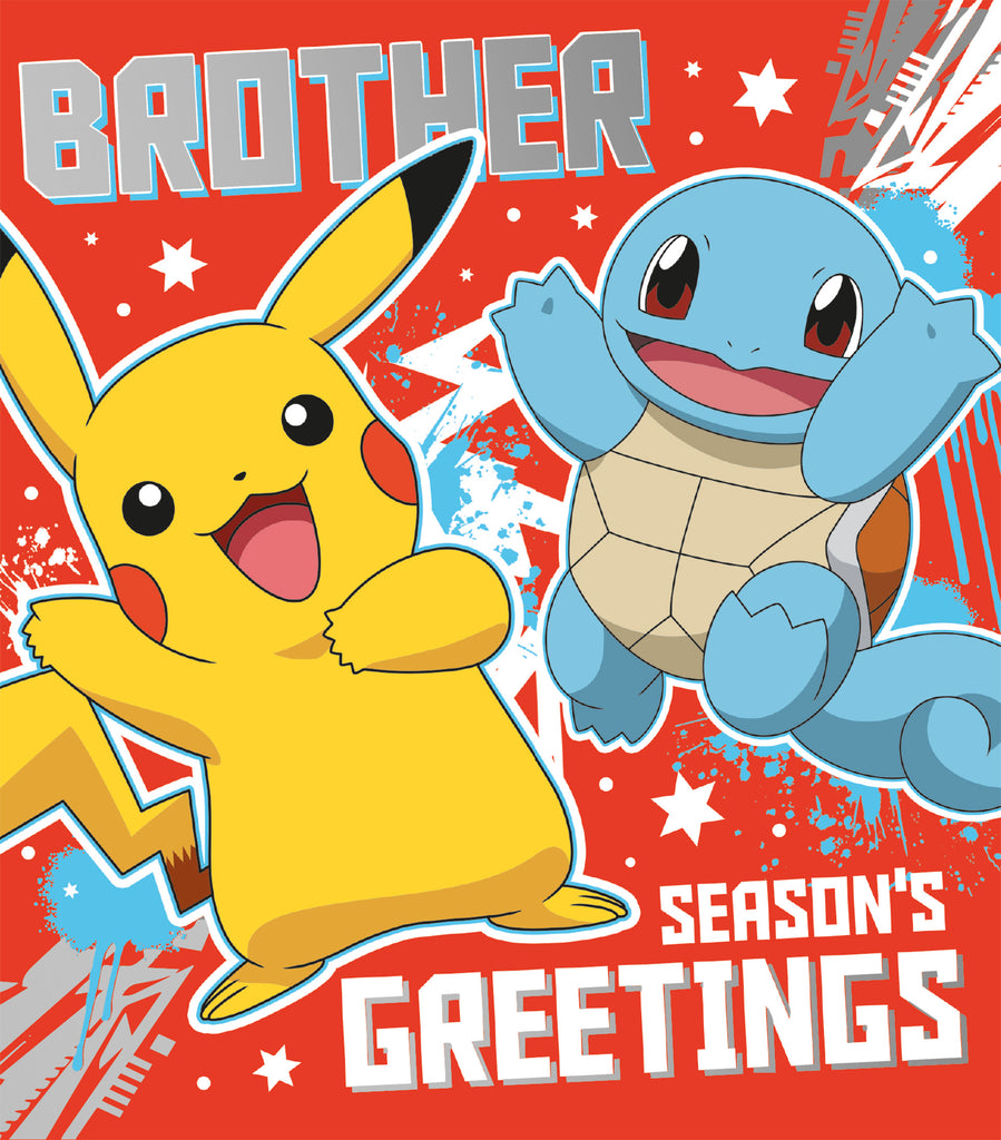 Pokemon Brother Christmas Card