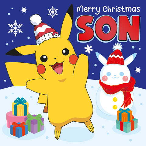 Pokemon Zoon Kerstkaart