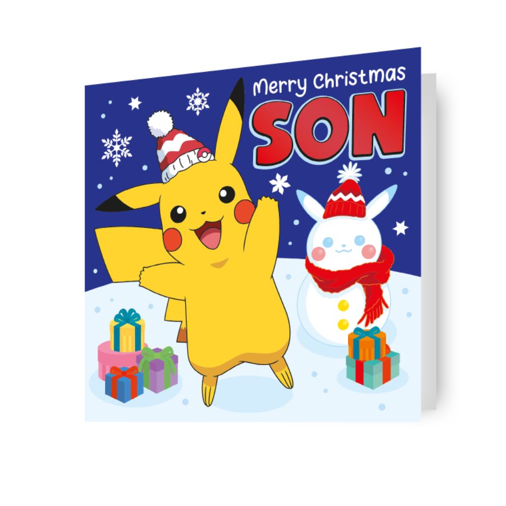 Pokemon Zoon Kerstkaart