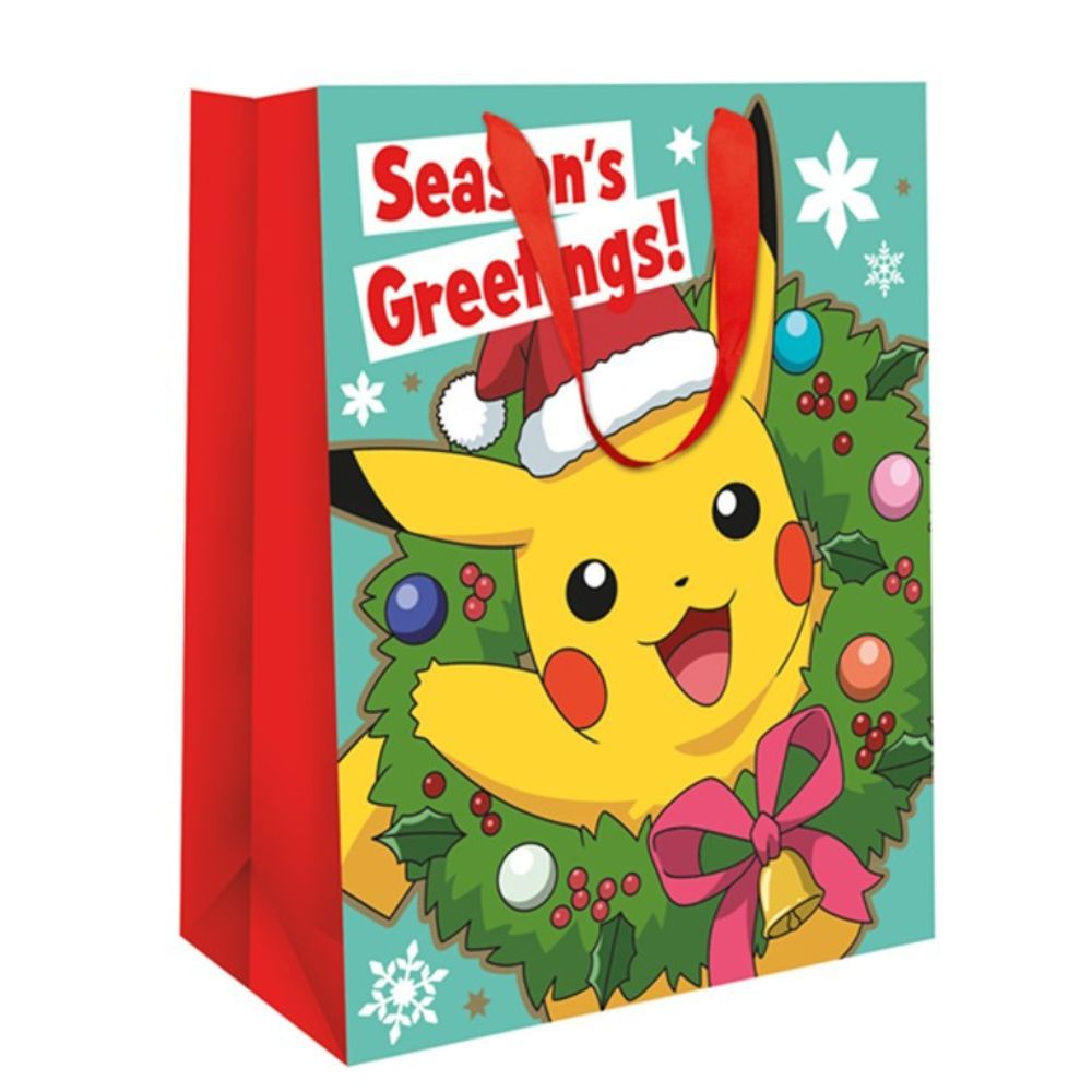 Pokemon Christmas Medium Gift Bag