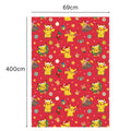 Pokemon Christmas Wrapping Paper 4m Roll - 3 Pack Bundle