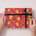 Pokemon Christmas Wrapping Paper 4m Roll - 3 Pack Bundle